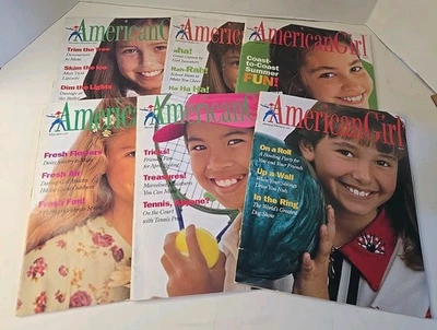 1997 American Girl Doll Magazine Complete Set Of 6 Issues Y2K Vintage Teen AG Foto 1 de 4