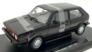 Welly 1/18 Scale Diecast 18039W - Volkswagen Golf I GTI - Black - Picture 1 of 5