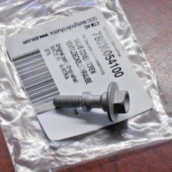 KTM 400 450 500 530 690 SX-F,XC-F SUPER DUKE XC-W VÁLVULA TAPA PERNO 78036054100 Foto 1 de 1