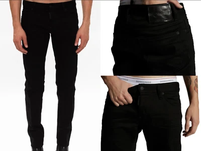 Dsquared² Jeans Slim Bull Wash Iconic Denim Pants 5 Pocket Trouser New 46 - Image 1 of 4