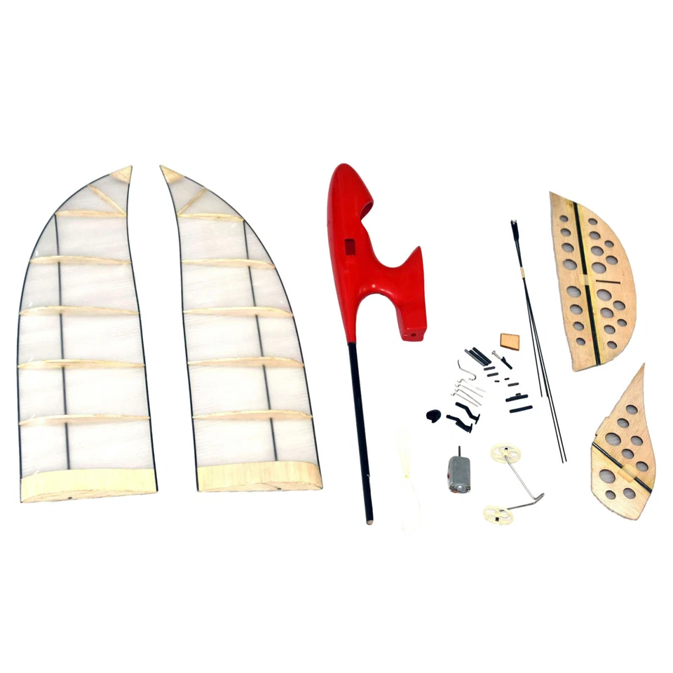 Praxus Park Flyer RC Airplane Kit Fiberglass Fuselage Wood & Film covered Wings - Image 1 of 2