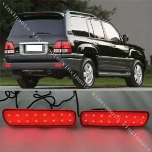 LED Rear Bumper Fog Lamp Light For Toyota Land Cruiser 4500/4700/LC100 1998-2007 - Picture 1 of 6