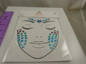Face tattoos body art skin gems eyes Mermaid faux crystal stick on bling - Picture 1 of 3