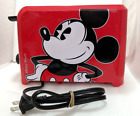 KA. Grille-pain rouge Disney Mickey Mouse 2 tranches feuilles Mickey Mouse empreinte de toast