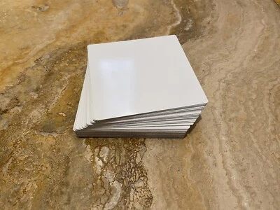 HAWKINSDYESUBLIMATIONPRODUCTS 50ea Dye Sublimation Aluminum Square Blanks 4"x4"