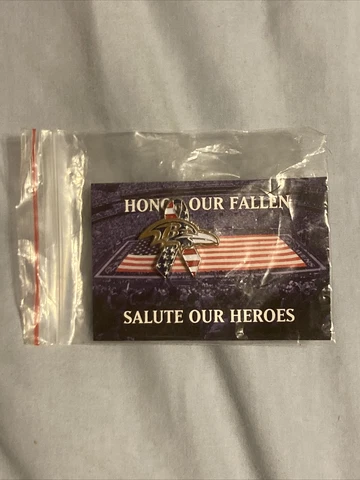 Baltimore Ravens VS Bills Honor Our Fallen Heroes American Flag Pin 9/11/2016 Cover