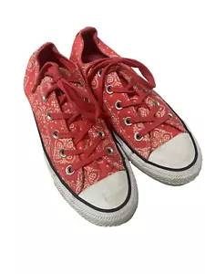 Converse Mujer Moda Tenis Talla 6 Niñas Parte Superior Baja Rosa Zapatos Informales Con Cordones - Imagen 1 de 10
