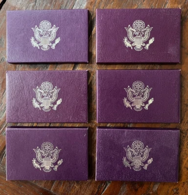 LOT of 6 United States Mint Proof Sets in OGP 88, 89 (2), 90, 91, 92 - Image 1 of 4