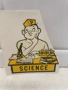 Calcomanía Angelus vintage - Universidad de Purdue - Ciencia - Imagen 1 de 5