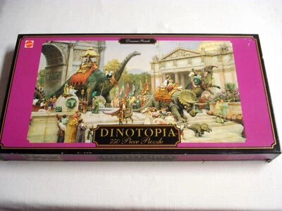 Dinotopia 750 Piece Puzzle Dinosaur Parade #4109 1995 Mattel - Image 1 of 3