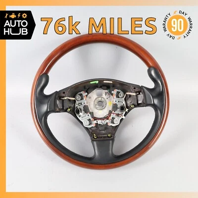 08-19 Volante Maserati GranTurismo M145 palo de rosa negro OEM 76k Foto 1 de 4