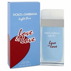 Light Blue Love Is Love Women's Perfume By Dolce & Gabbana 3.4oz/100ml EDT Spray - Picture 1 of 4