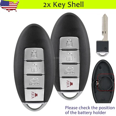 2 Для 2007-2012 Nissan Altima 2009-2014 Maxima дистанционный брелок оболочка KR55WK49622 - Изображение 1 из 4
