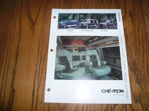 Brochure/volantino Chevrolet Furgoni e Veicoli Speciali 1994 - Chevron - Foto 1 di 2