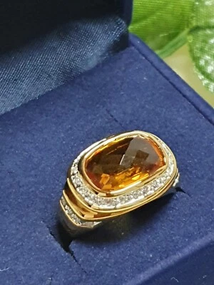 Designer-Damenring aus der London Collection mit Swarovski Kristallen - Größe 18 - Bild 1 von 4