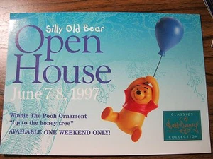 WDCC POSTCARD - WINNIE THE POOH OPEN HOUSE - Picture 1 of 1