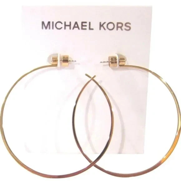 Pendientes de aro de oro Michael Kors nuevos con etiquetas Foto 1 de 1