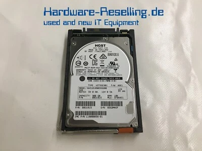 HGST EMC 900GB 6G 10K 2,5" SAS HUC101890CSS200 005051468 118000056-01 0B31815 - Imagen 1 de 2