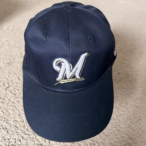 Milwaukee Brewers Baseball Team MLB Hat Cap Adjustable Blue White OSFM - Picture 1 of 7