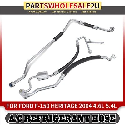 Conjunto de manguera de succión y descarga de aire acondicionado para Ford F-150 Heritage V8 5,4 L 4,6 L 2004 Foto 1 de 4