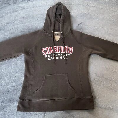 Sudadera mediana Jansport Stanford University para mujer manga larga negra con logotipo Foto 1 de 4