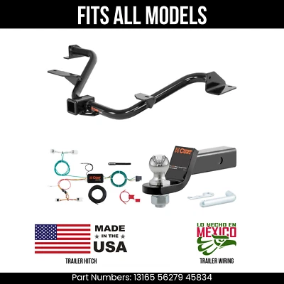 Enganche de remolque para Nissan NV200 13-21 4 pines cable bola de 178" se adapta a todas las curtas 3,5 k 2" Foto 1 de 4