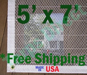 5' x 7' Clear Poly Tarp Room Divider Patio Porch Enclosure Fumigation Curtain - Picture 1 of 1