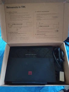 Modem TIM Hub + ZTE Router WiFi 6 VDSL Plus Fibra Ultraveloce Fttc Ftth - Foto 1 di 2