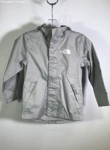 THE NORTH FACE Grey Long Sleeve Zipper Coat/Jacket Kids - Size XXS - Picture 1 of 4