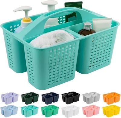 Carrito de ducha portátil Tiawudi, organizador de carrito con asa, bastidor de ducha de plástico Foto 1 de 4