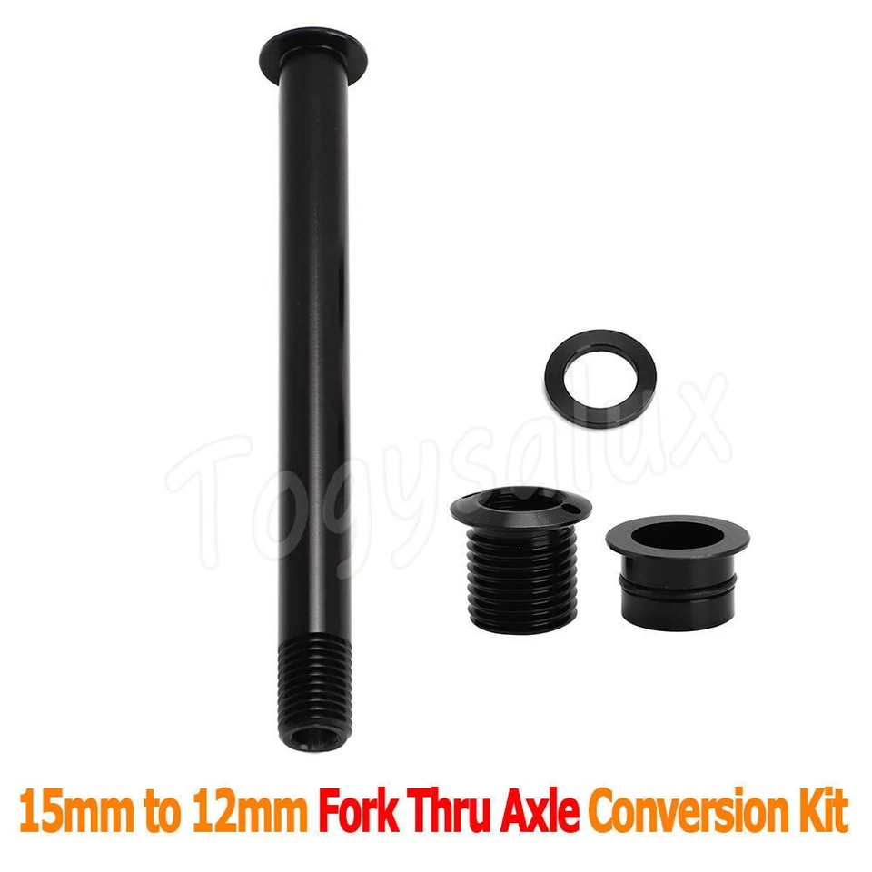 TOGYSALUX Kit de conversión de eje pasante horquilla de 15 mm a 12 mm para Whisky Viner GT Niner All City