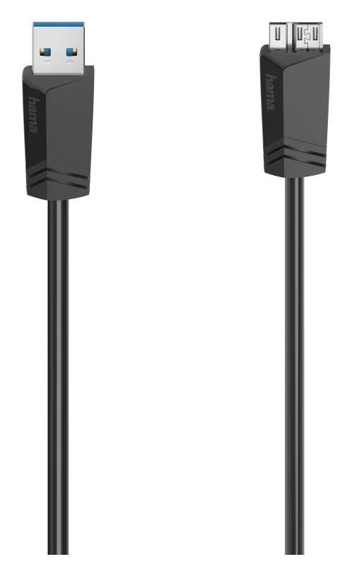 Hama 200626 5 Gbit/s Männlich Gerade Micro-USB A auf USB A 0,75 m  Schwarz - Bild 1 von 1