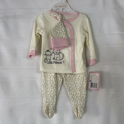 Juego de 3 piezas Duck Duck Goose para niñas talla 3/6 meses nuevo con etiquetas Foto 1 de 4