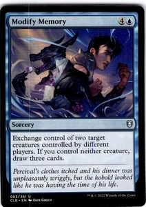 MTG Modify Memory Commander Legends: Battle for Baldur's Gate Uncommon #83 - Picture 1 of 2