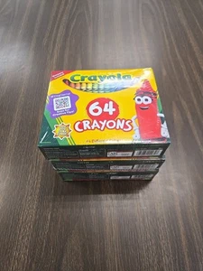 Crayola: 3-Pack -Classic Color Pack Crayons, Assorted 64/Box. Sharpener Included - Picture 1 of 3