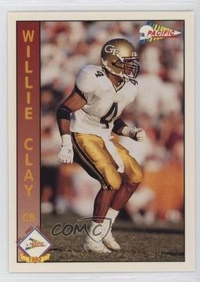 1992 Pacific Willie Clay #330 Rookie RC - Image 1 of 2
