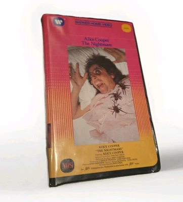 ALICE COOPER THE NIGHTMARE -  Warner Home Video VHS 1975 Vtg - TESTED - Rare! - Image 1 of 4