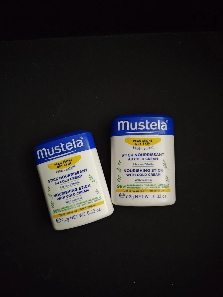 Mustela Barra Nutritiva con Crema Fría 0.32 OZ Lote de 2 Hidratantes Nuevo Foto 1 de 3