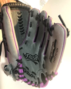 Wilson Fastpitch Softball Glove 12 Inch Genuine Leather Ultra Soft A04RF1912 - Picture 1 of 2