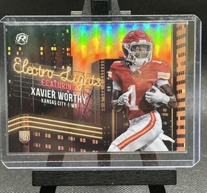 Sale Xavier Worthy Case Hit Electro Lights SSP 2024 Topps Resurgence Football - Picture 1 of 2