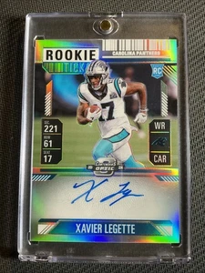 2024 Panini Contenders Optic Xavier Legette Rookie Ticket Silver Prizm Auto #107 - Bild 1 von 8