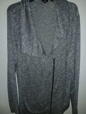 Cárdigan Suéter Mossimo Para Mujer Cremallera Frontal Cruzada Talla XL Forma Elegante Ajuste Nuevo Foto 1 de 4