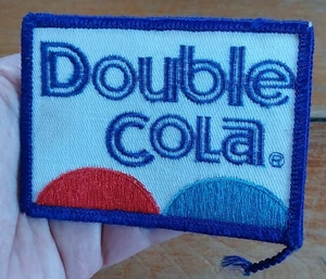 Vintage Double Cola bestickte Uniform Getränk Soda POP zum Aufnähen MÜTZE PATCH - Bild 1 von 7