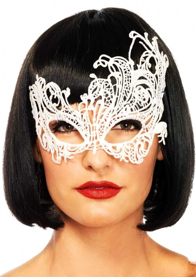 Sexy Mascarada Medianoche Apliques de Encaje Veneciano Máscara de Ojos Accesorio Adulto Mujeres Foto 1 de 1