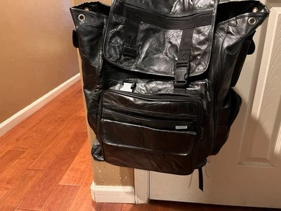 Leather Travel Backpack - Image 1 of 4