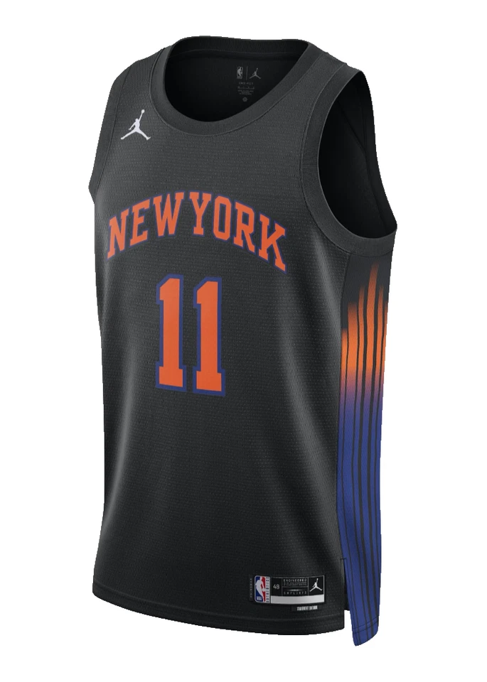 Camiseta deportiva para hombre New York Knicks Jalen Brunson Jordan Brand Swingman Edition Foto 1 de 3