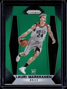 Panini Prizm #247 2017-18 Lauri Markkanen Prizms verde - Imagen 1 de 2