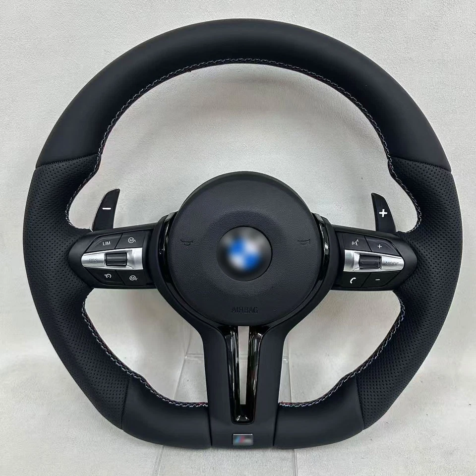 Flat Bottom Steering Wheel For BMW Custom F Series F20 F22 F30 F32 F36 M2 M3 M4 - Image 1 of 4