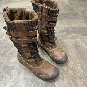 JBU by Jambu Women’s 7.5 Boots Cold Weather Brown Lined Rubber Sole - Picture 1 of 11