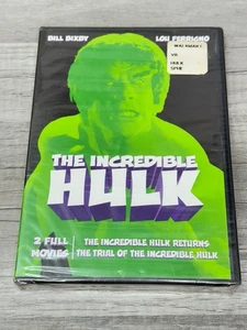 THE INCREDIBLE HULK 2 FULL MOVIES BILL BIXBY (2008) DVD BRAND NEW SEALED - Bild 1 von 3